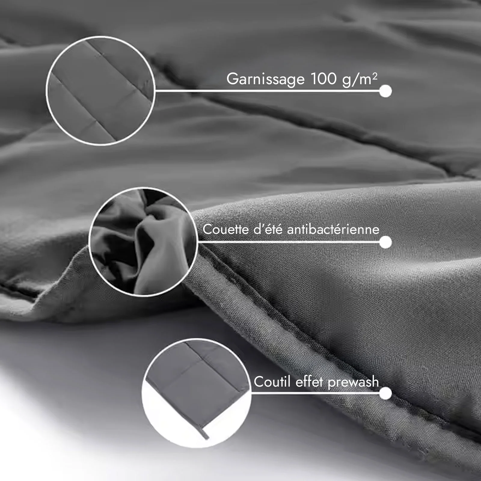 Couette été ultra légère 100 g/m², anti-transpiration - Collection Été - Image 3