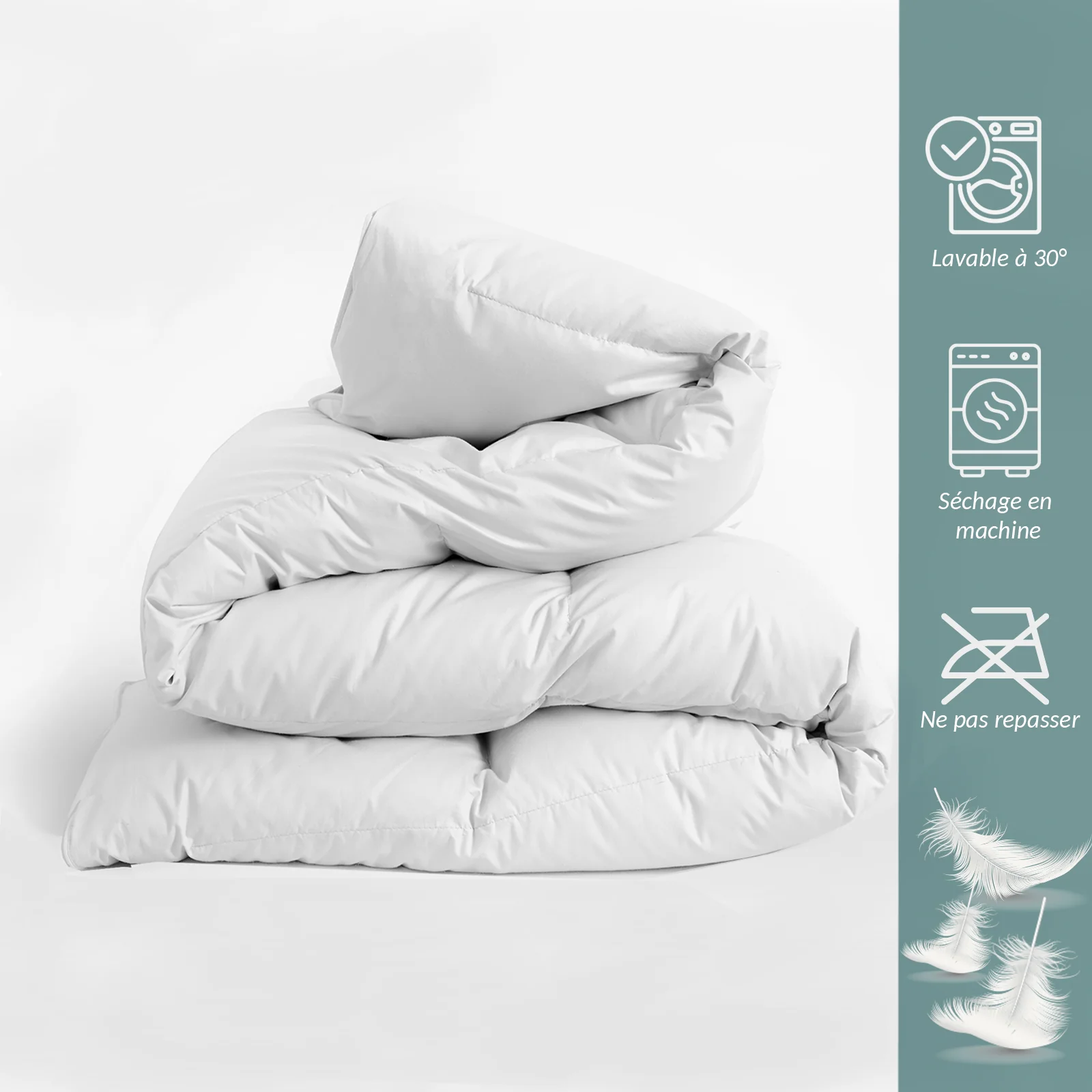 Couette plume automne/hiver, naturelle, respirante - Collection autonme - Image 3