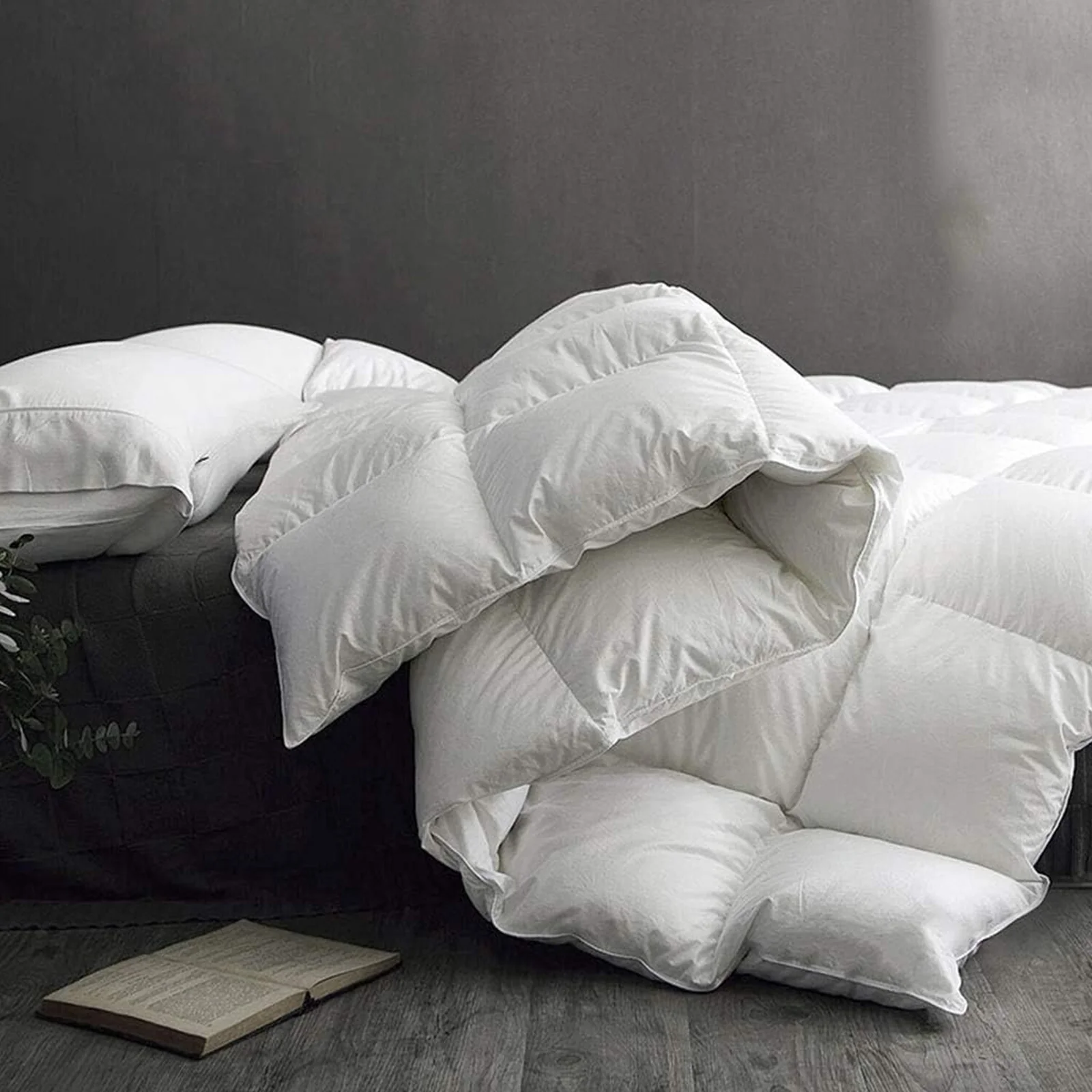 Couette tempérée 50% duvet, 50% plumes - Collection Premium - Image 7