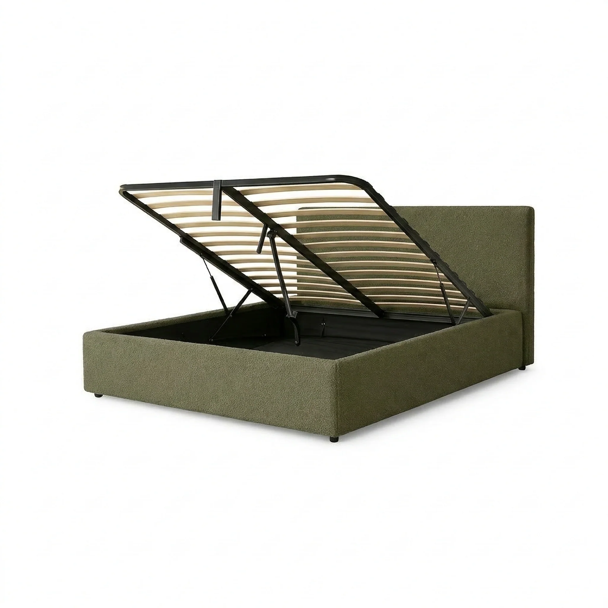 Lit coffre électrique avec tête de lit, bouclette, télécommande - Collection Futura design - Image 10