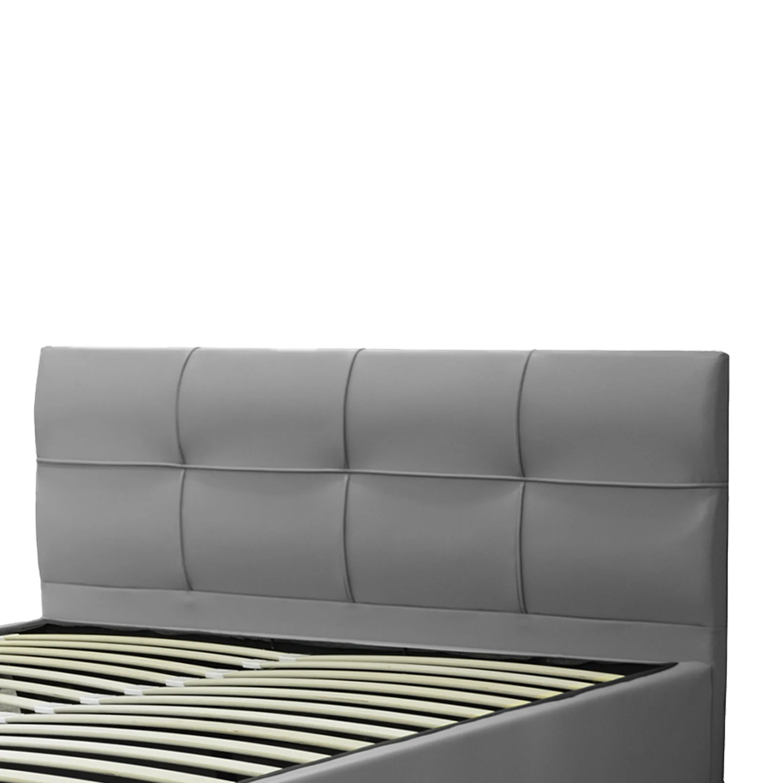 Lit coffre VariLuxe innovant - Tête de lit interchangeable : Simili cuir et grand coffre - Image 18