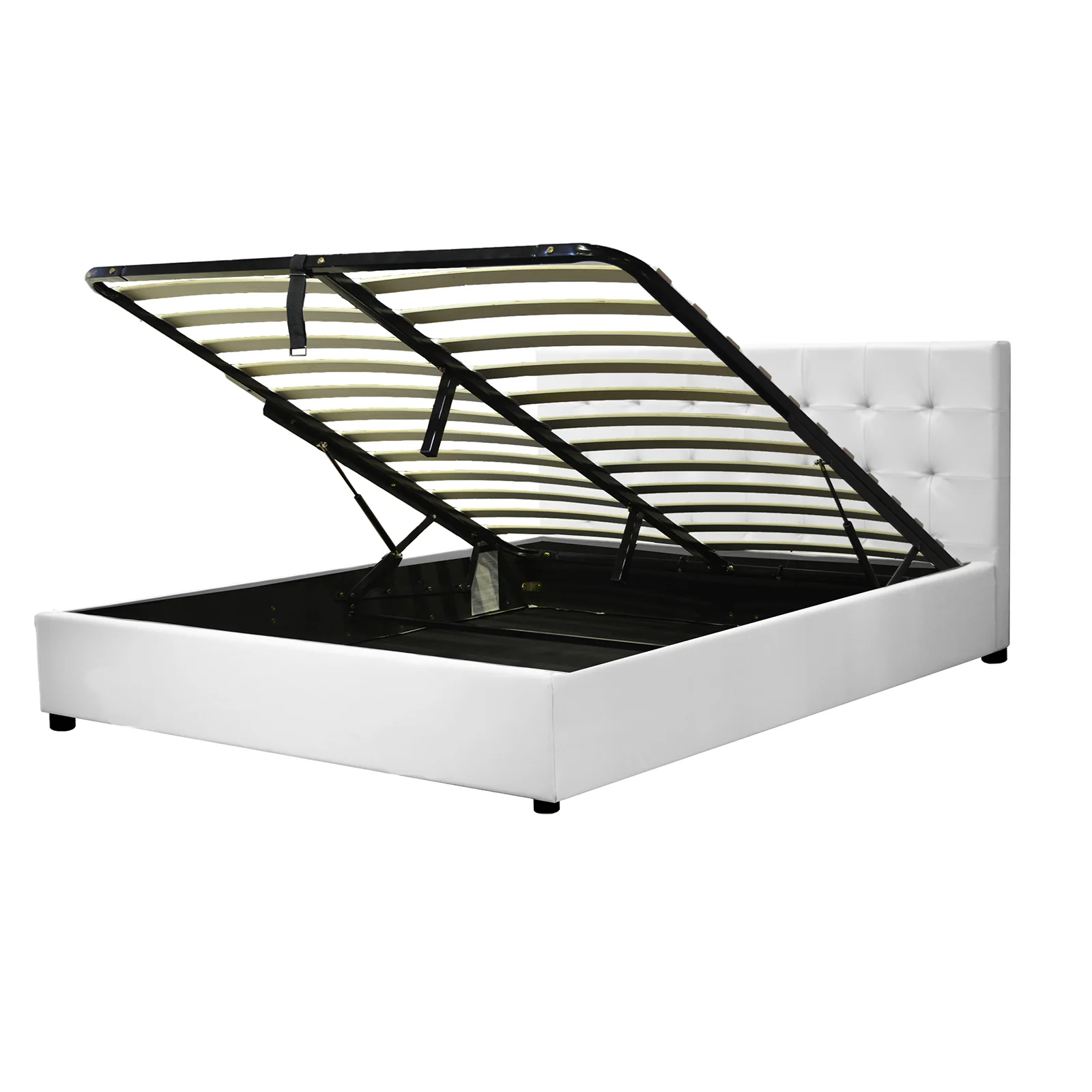 Lit coffre VariLuxe innovant - Tête de lit interchangeable : Simili cuir et grand coffre - Image 50