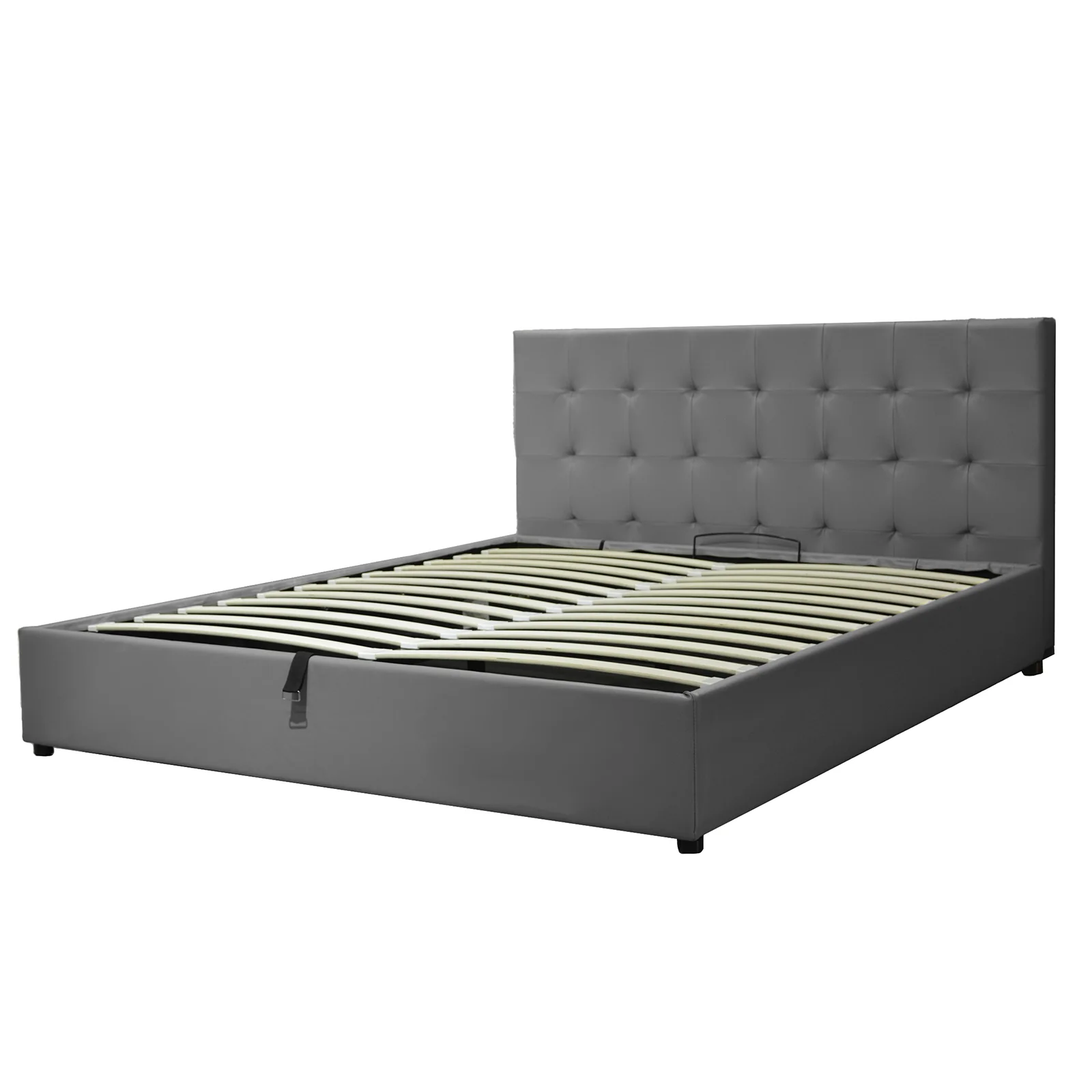 Lit coffre VariLuxe innovant - Tête de lit interchangeable : Simili cuir et grand coffre - Image 58