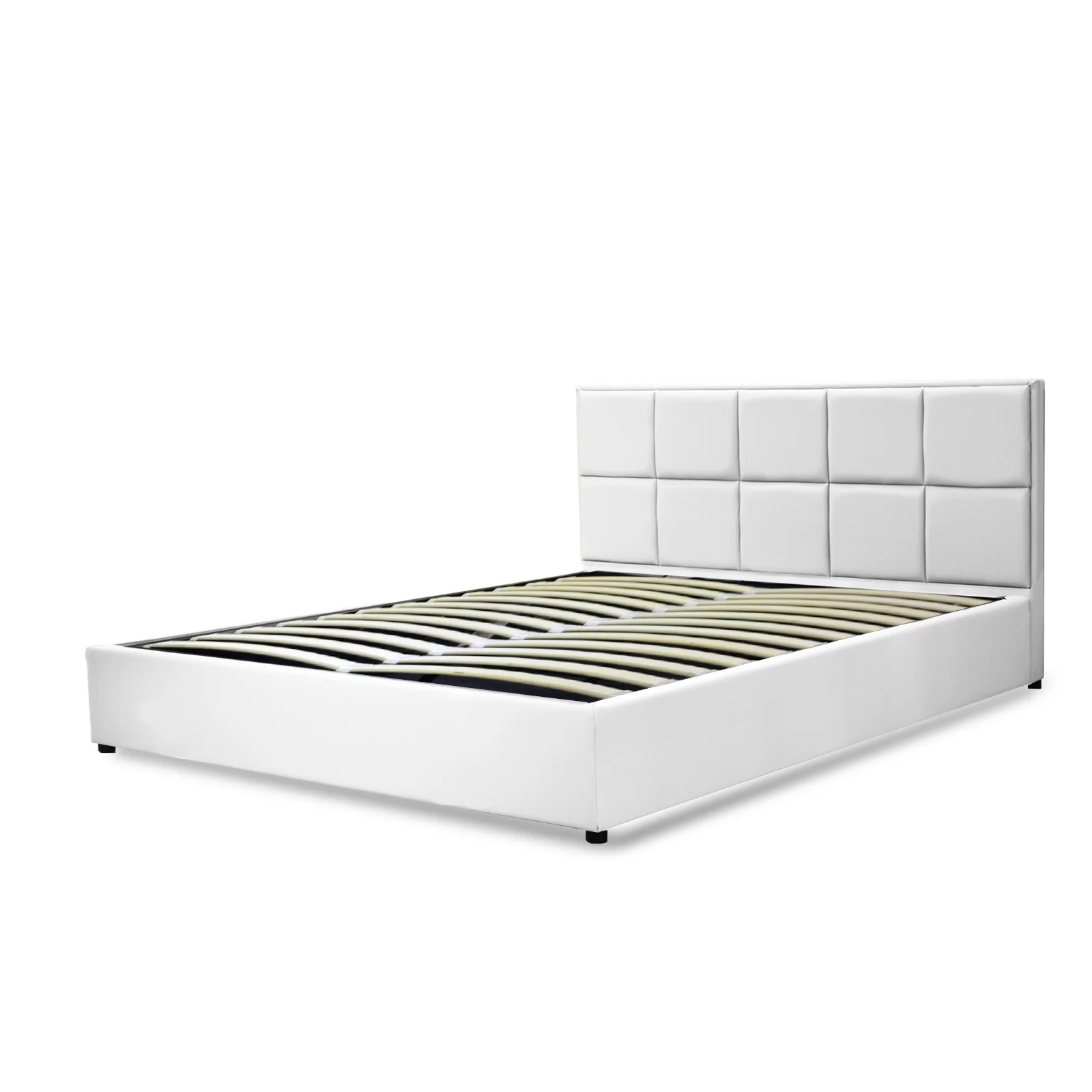 Lit coffre VariLuxe innovant - Tête de lit interchangeable : Simili cuir et grand coffre - Image 63