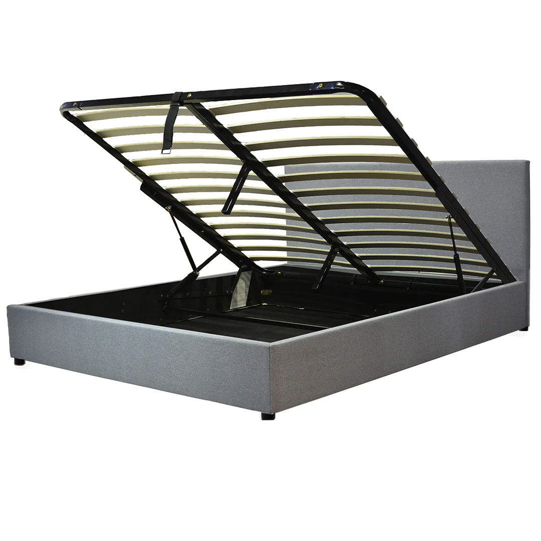 Lit coffre VariLuxe innovant - Tête de lit interchangeable : Tissu et grand coffre - Image 16