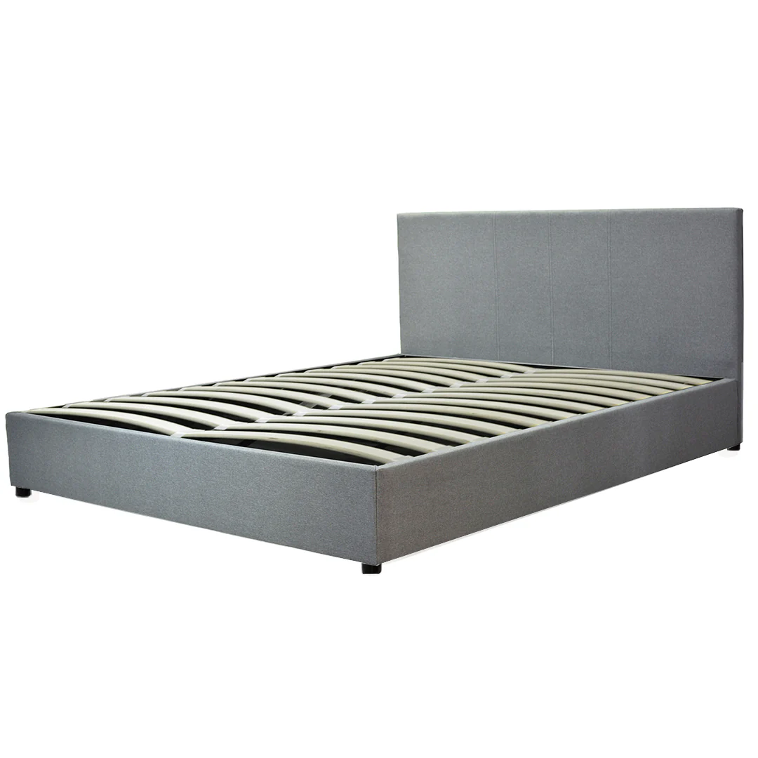 Lit coffre VariLuxe innovant - Tête de lit interchangeable : Tissu et grand coffre - Image 17