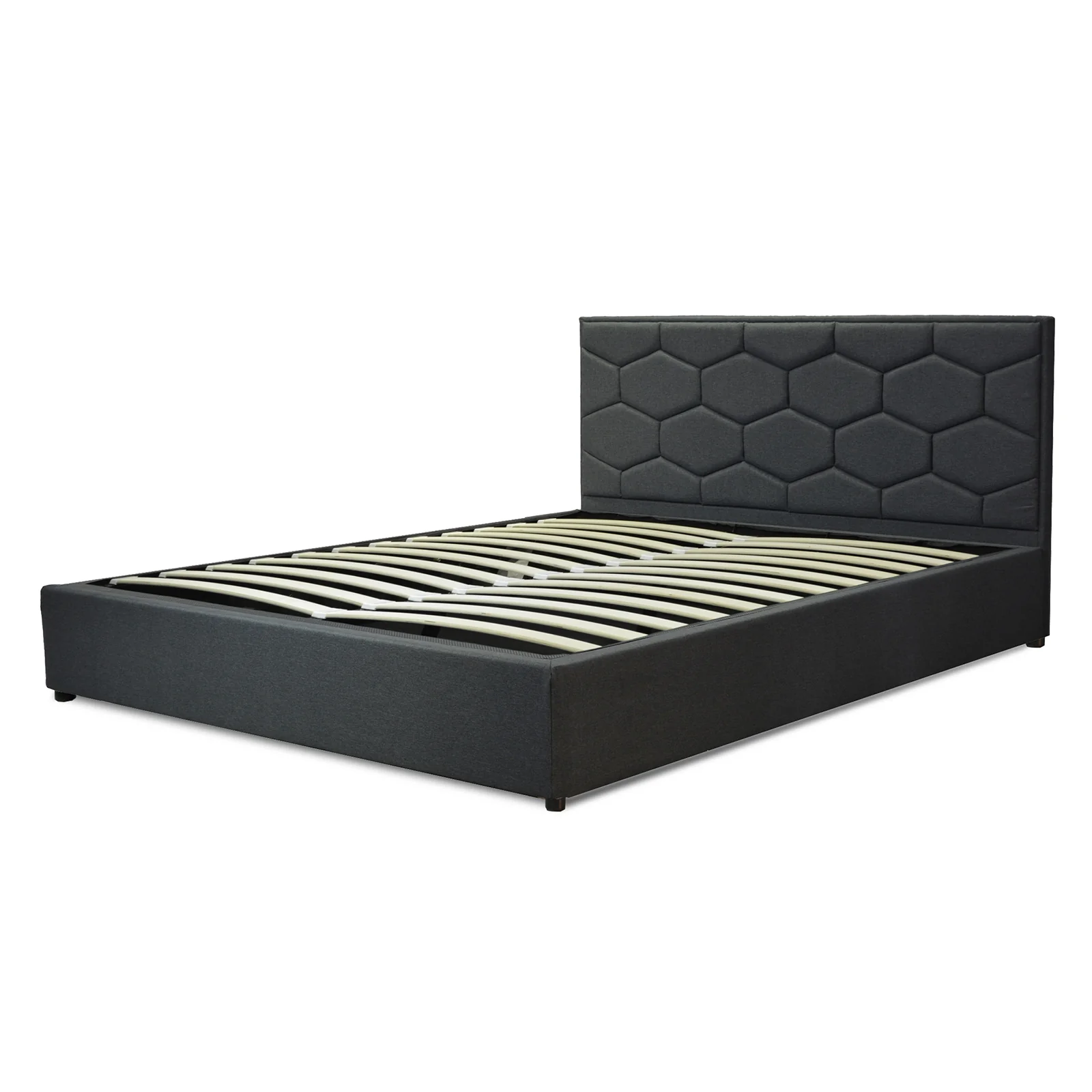 Lit coffre VariLuxe innovant - Tête de lit interchangeable : Tissu et grand coffre - Image 30