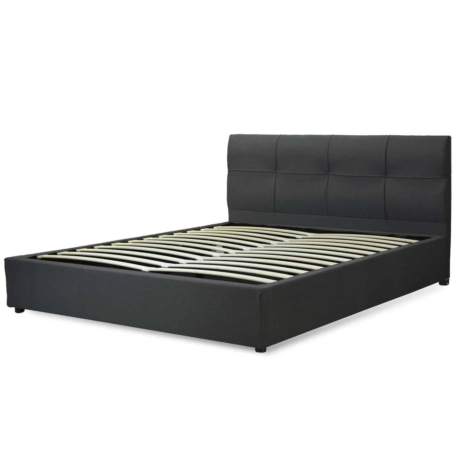 Lit coffre VariLuxe innovant - Tête de lit interchangeable : Tissu et grand coffre - Image 7