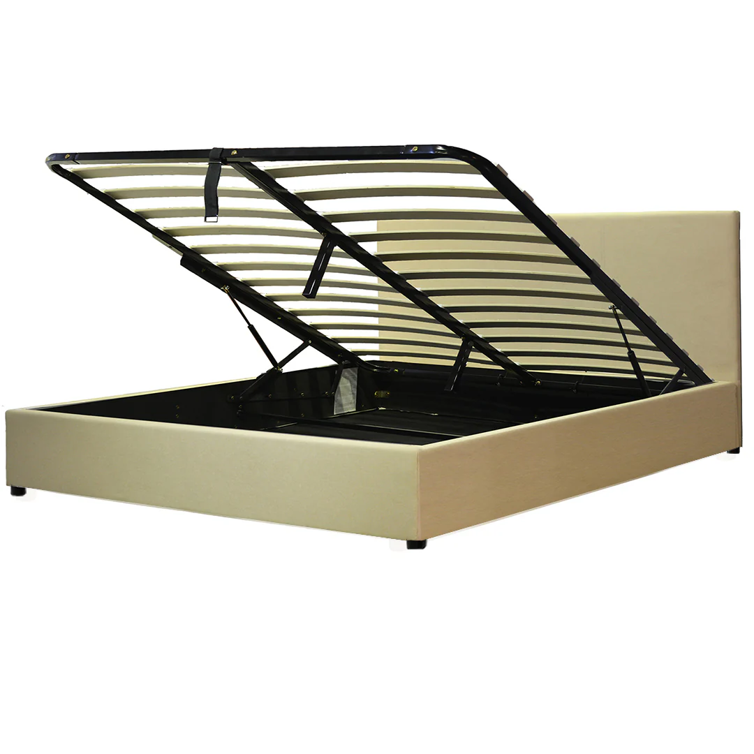 Lit coffre tissu, tête de lit, grand espace de stockage - Collection Versailles - Image 8