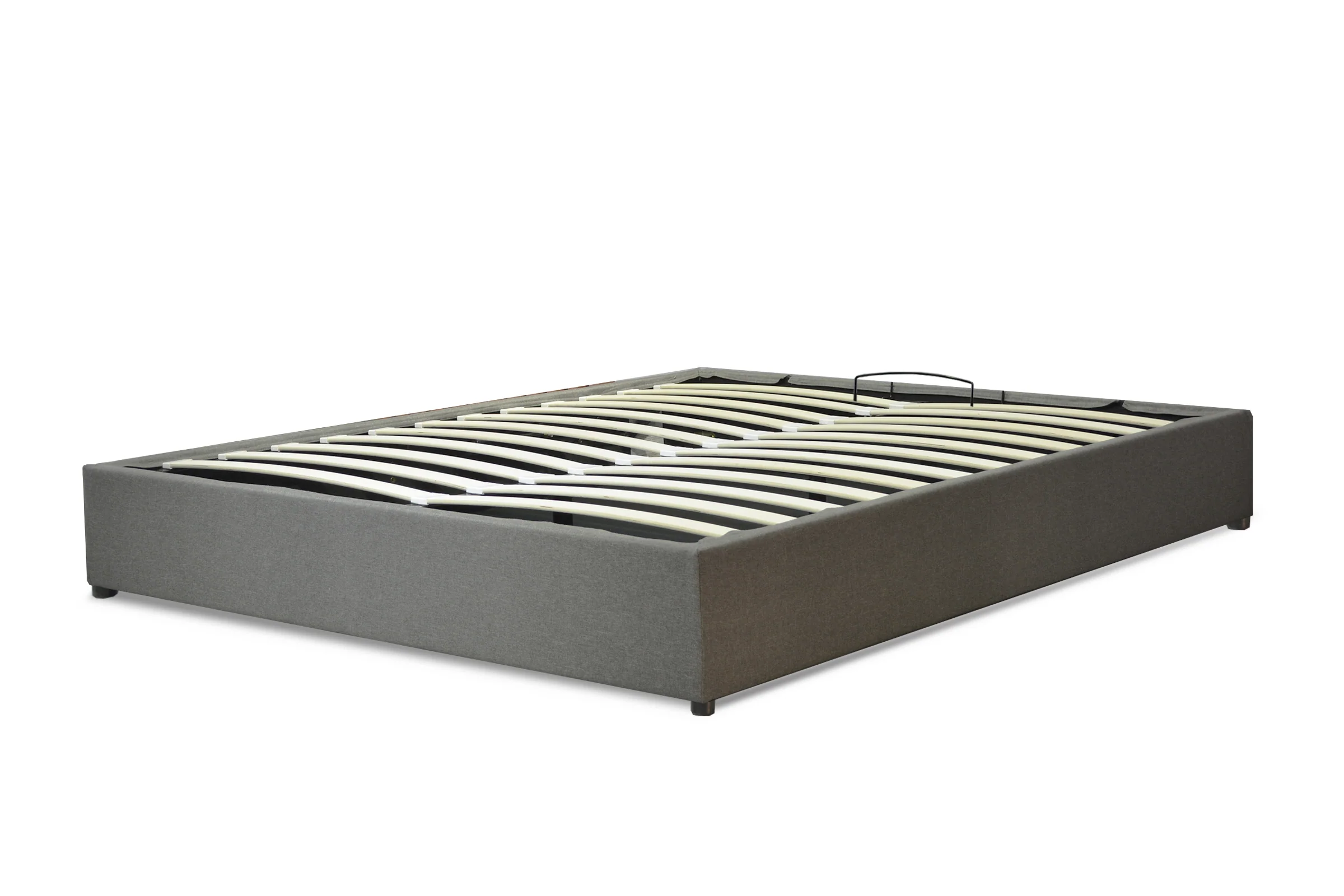 Lit coffre tissu, lattes flexibles, grand espace de stockage - Collection Vegas - Image 5