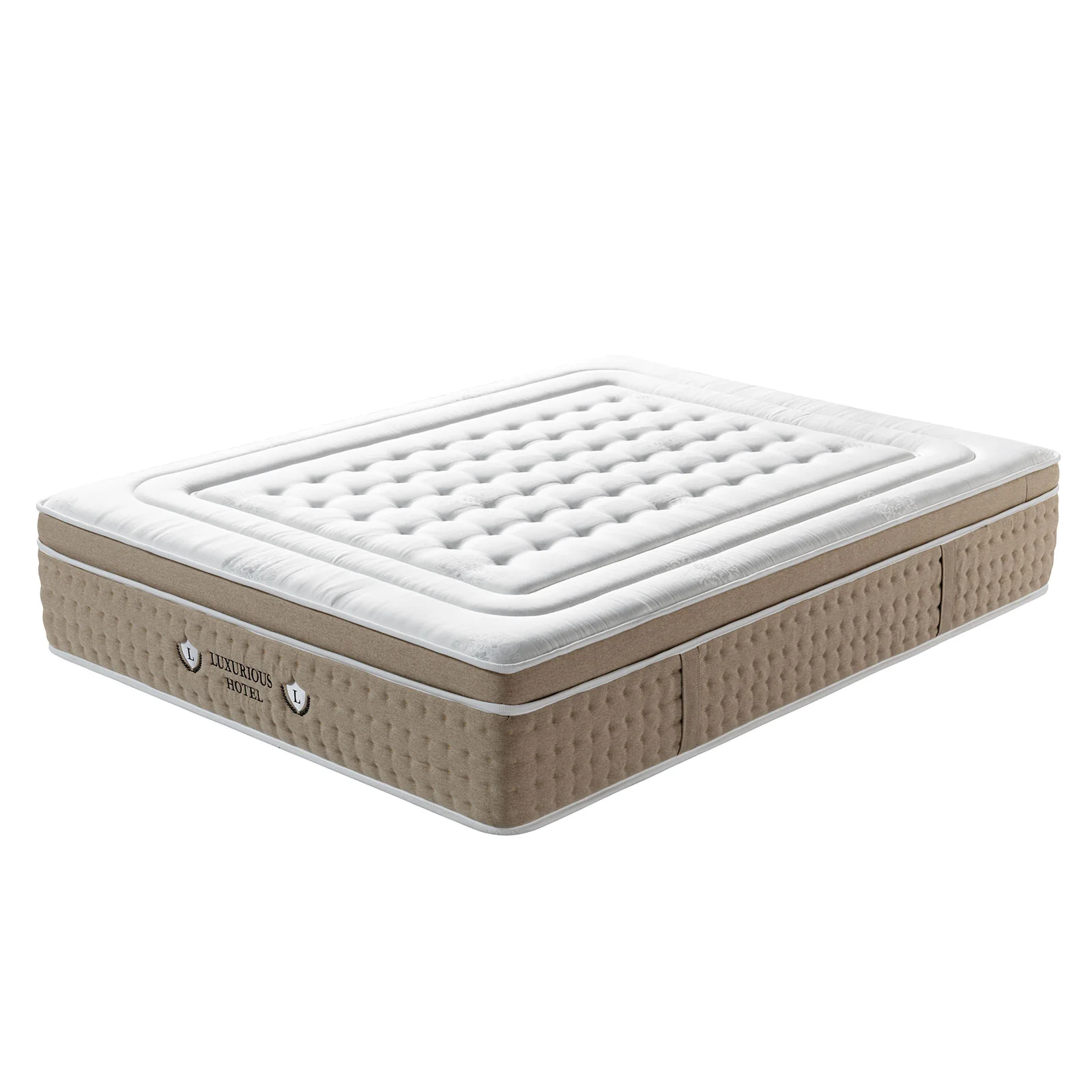 Matelas haut de gamme 33 cm, surmatelas intégré, hybride - Collection Ibiza - Image 9