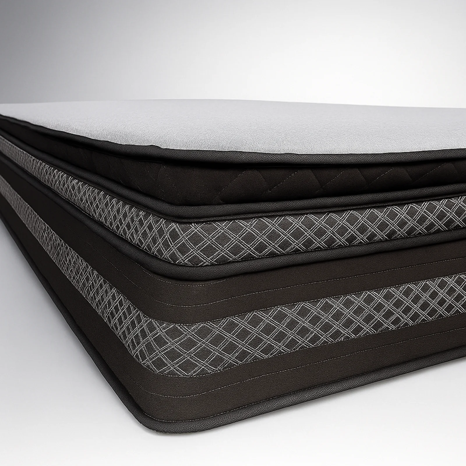 Matelas ressorts ensachés avec double surmatelas mémoire de forme - Collection Nuage - Image 7
