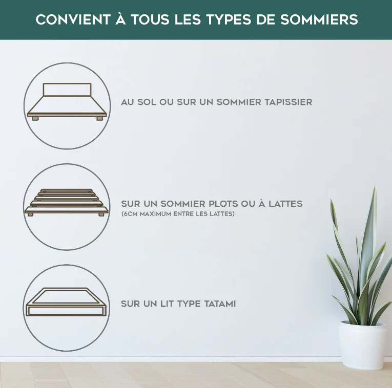 Matelas hybride 30 cm, haut de gamme, soutien équilibré - Collection BIO Luxury - Image 9