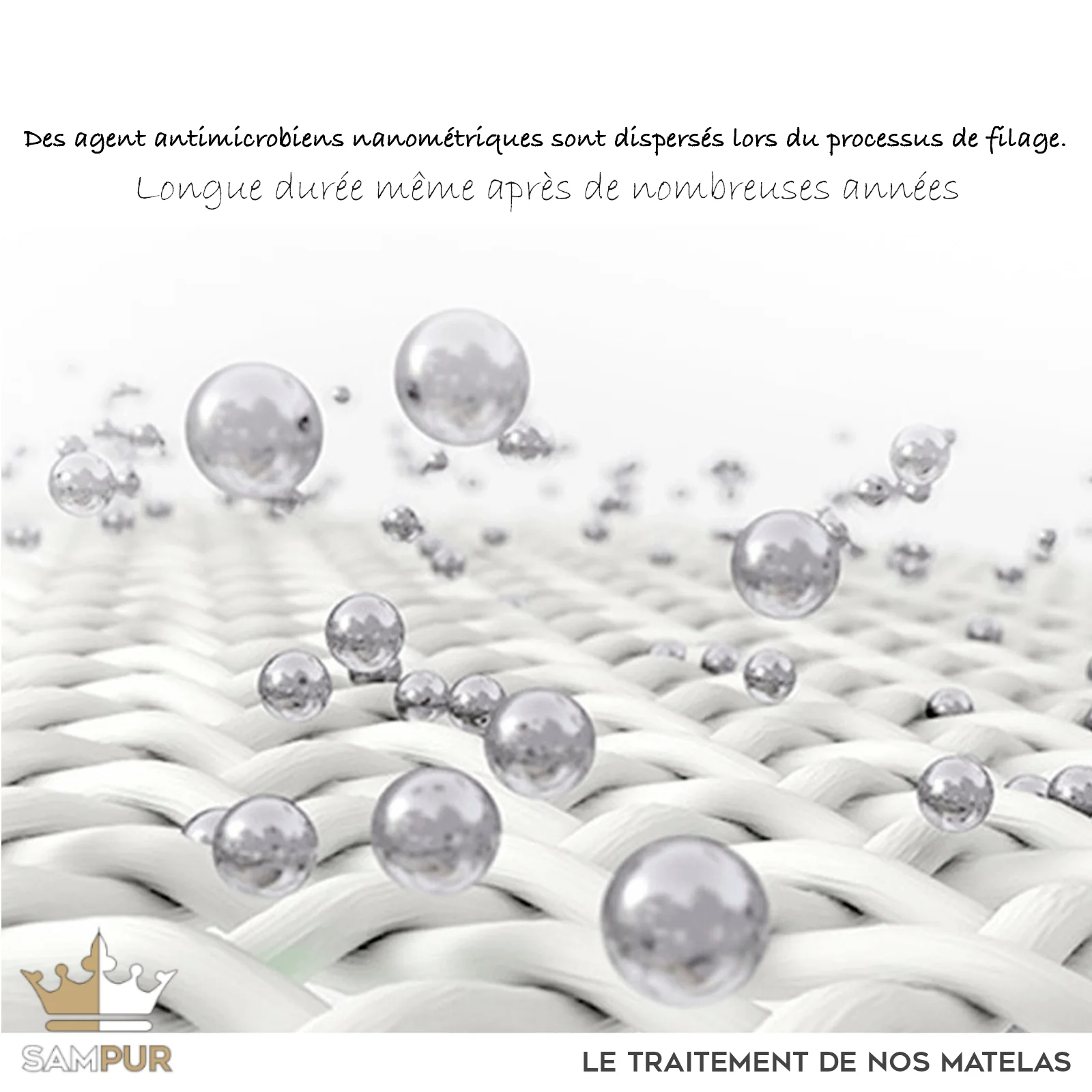 Matelas mémoire de forme, ressorts ensachés - Collection Skyline - Image 10
