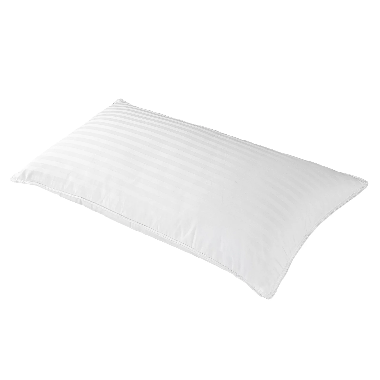 Oreiller plumes de canard et duvet, jacquard strié, confort équilibré - Collection Duvet - Image 4