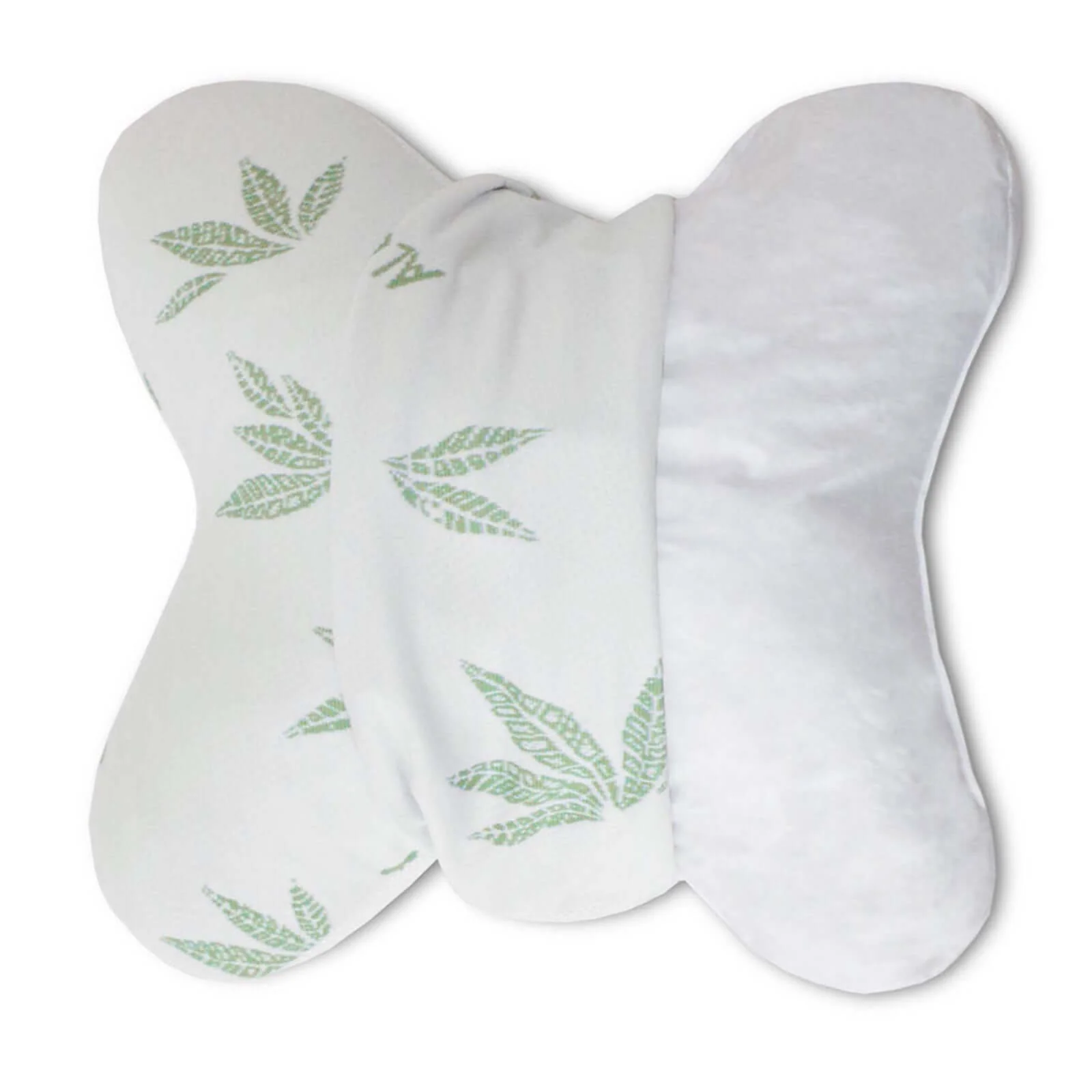Oreiller papillon ergonomique, microfibre, déhoussable - Collection Papillon - Image 6