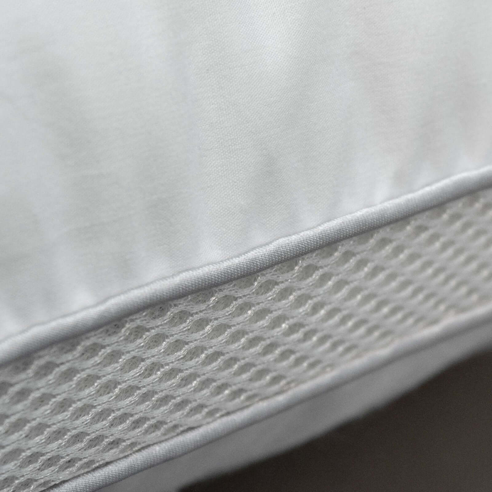 Oreiller ergonomique Softly : microfibre et tissu coton - Image 4