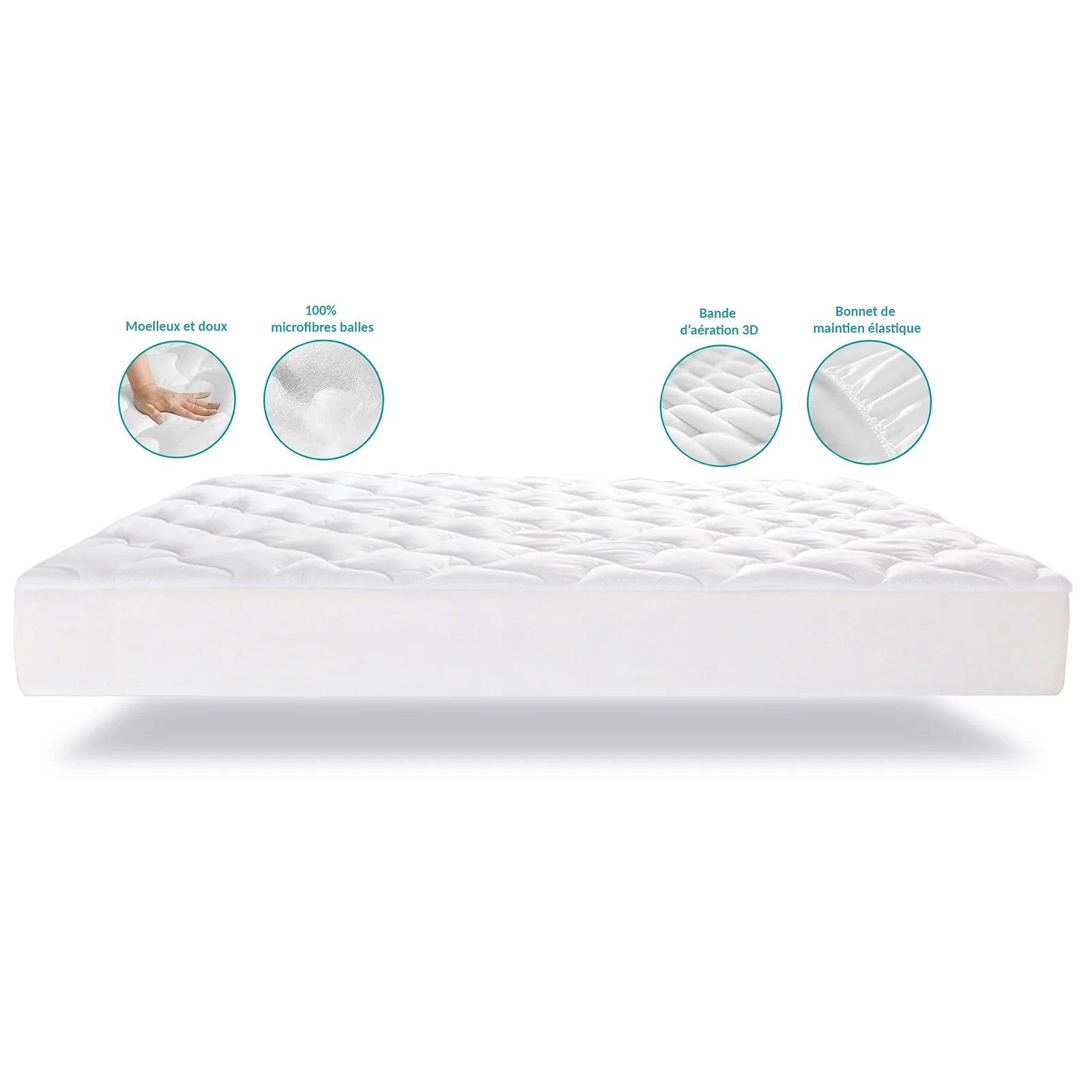 Pack Promo Luxe : Surmatelas + Couette & Oreillers - Image 9