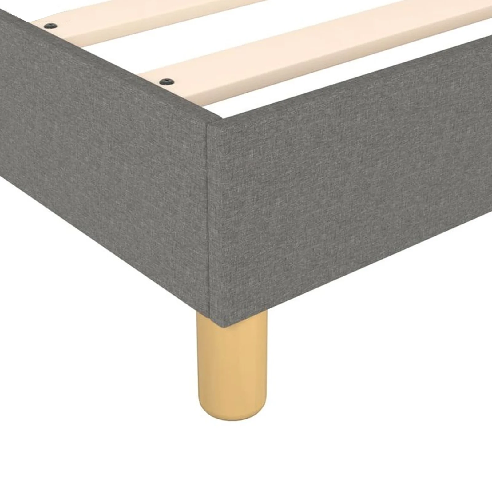 Pack lit, sommier tissu Eva gris clair, matelas bio - Collection Luxury - Image 8