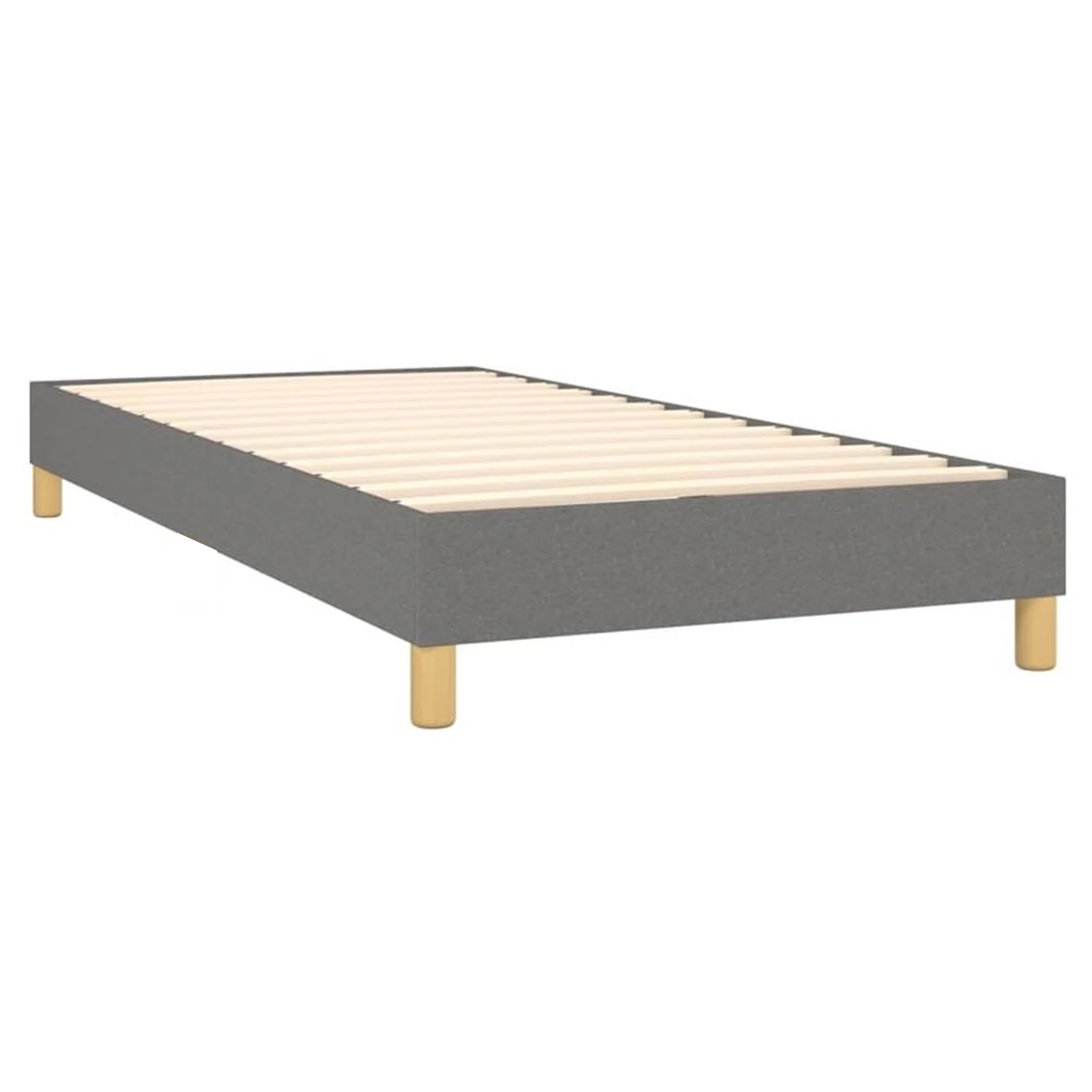 Pack lit, sommier tissu Eva gris clair, matelas bio - Collection Luxury - Image 9