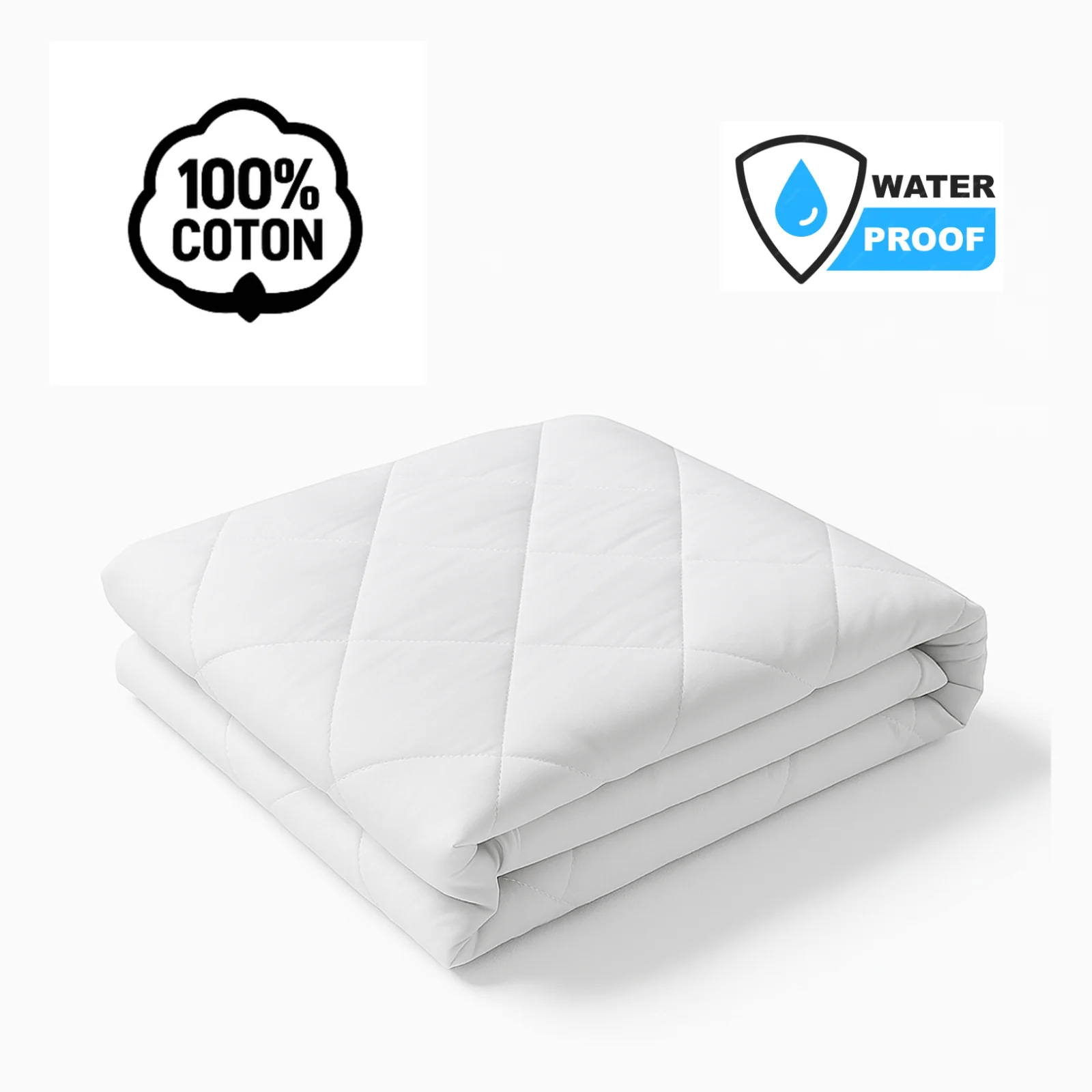 Protège matelas XXL coton, sommeil sain et confortable - Collection XXL - Image 7