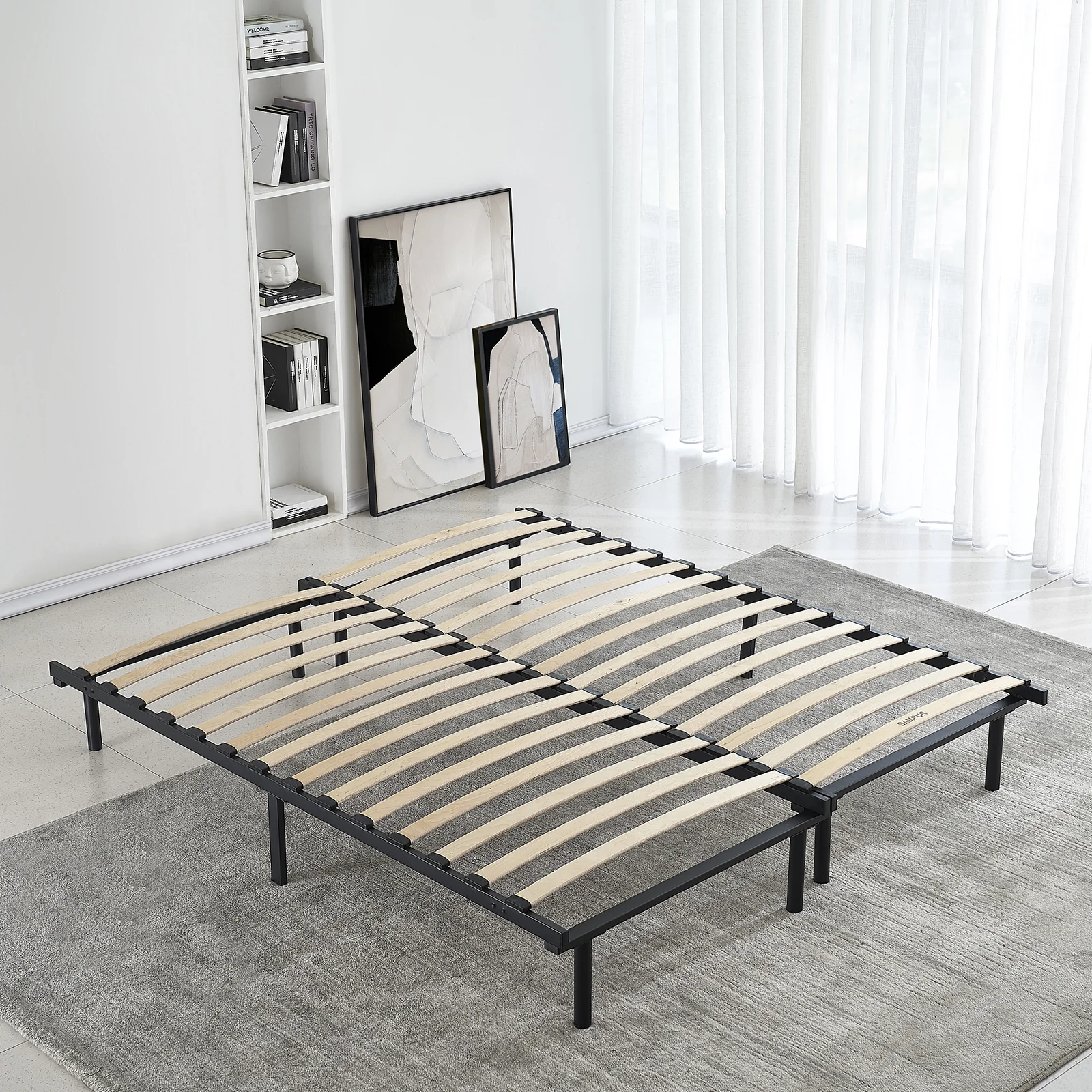 Sommier extensible, lattes bois flexibles, réglable en largeur - Collection Extensible