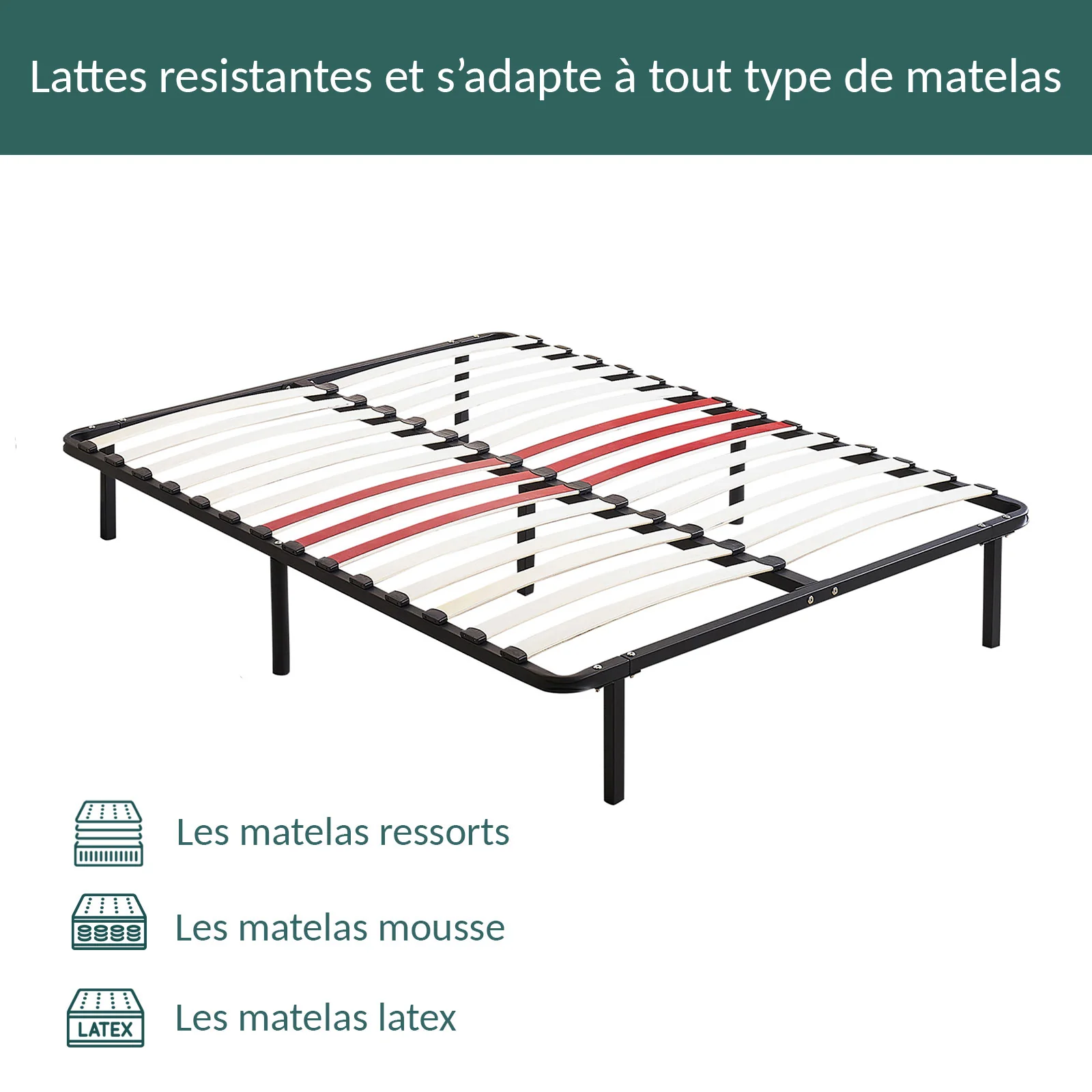 Sommier résistant, confort orthopédique - Collection OrthoFlex - Image 7
