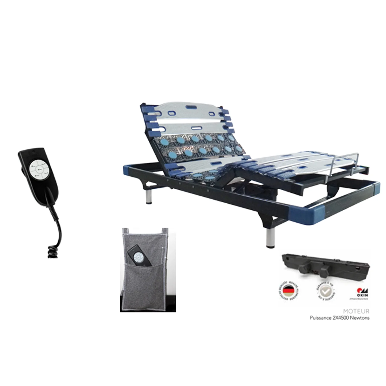 Sommier électrique, orthopédique, matelas relaxation inclus - Collection Technomatic - Image 10