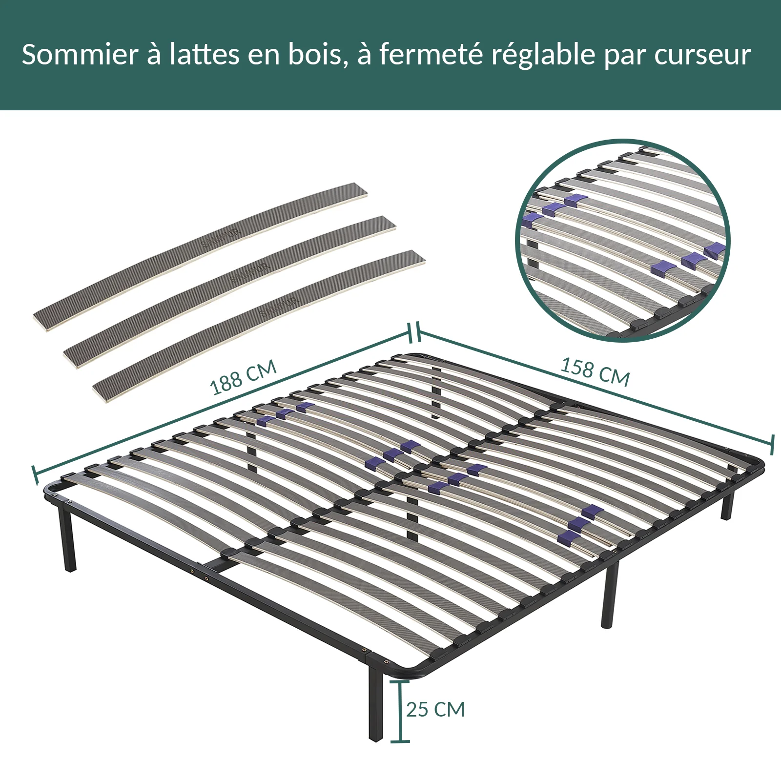 Sommier morphologique, confort personnalisé - Collection SoftDream - Image 16