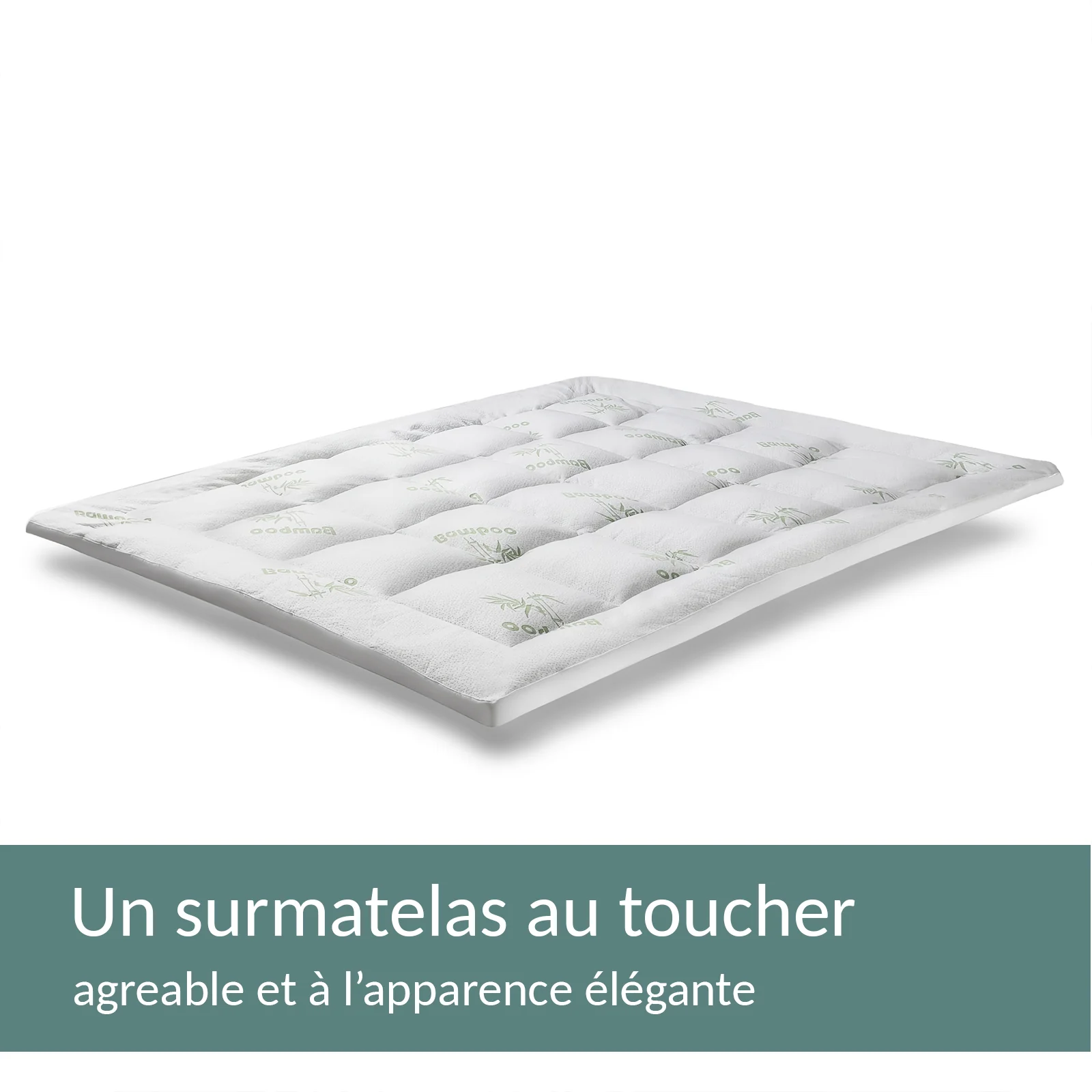 Surmatelas bambou microfibre - Collection Bamboo - Image 2
