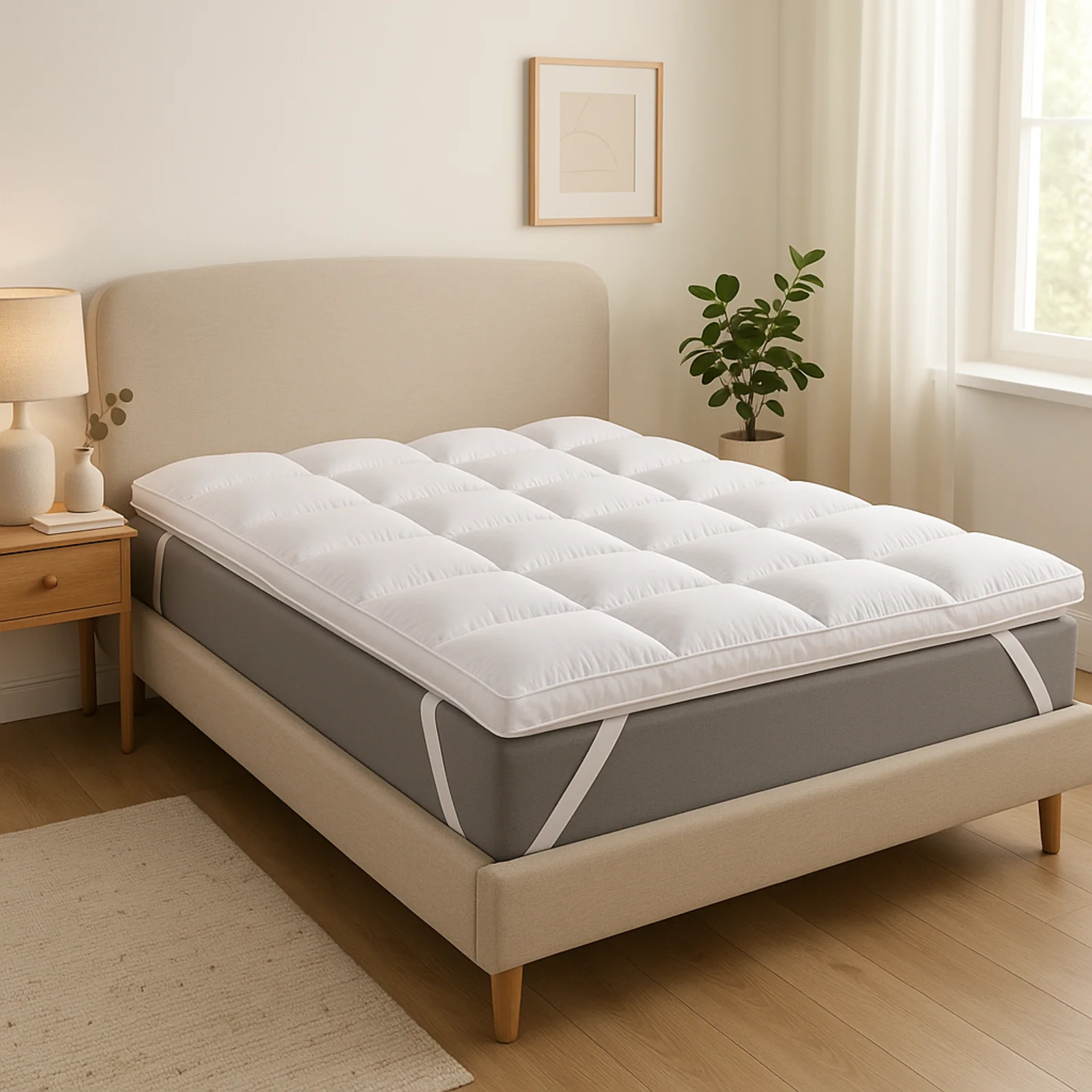 Surmatelas 100% plumes de canard - Collection Douillet