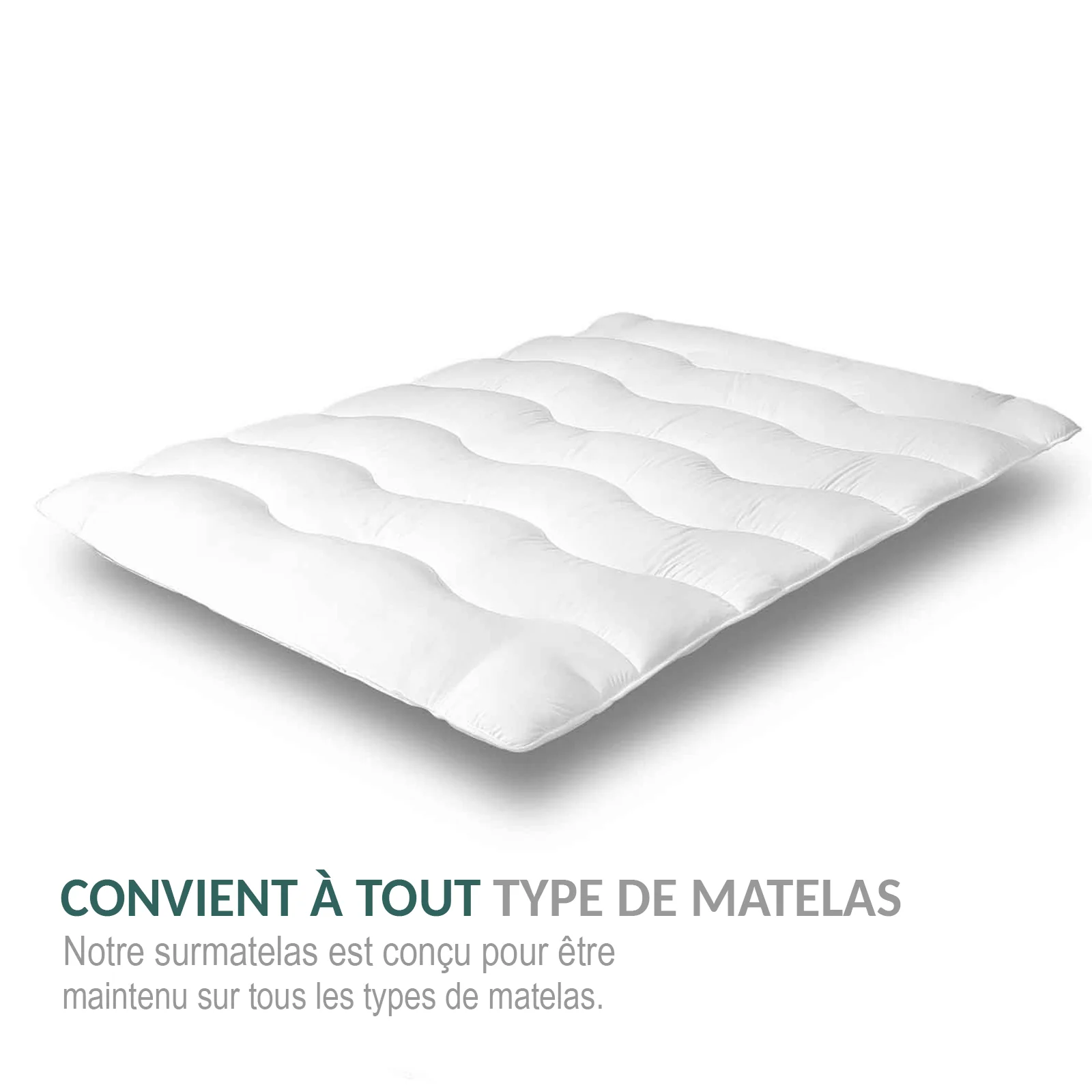 Surmatelas Nuage : microfibre et protège matelas - Image 13